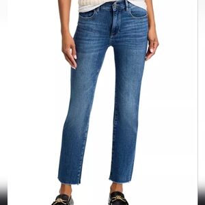 DL1961 Mara Straight Mid Rise Instasculpt™ Ankle Jeans in Chancery